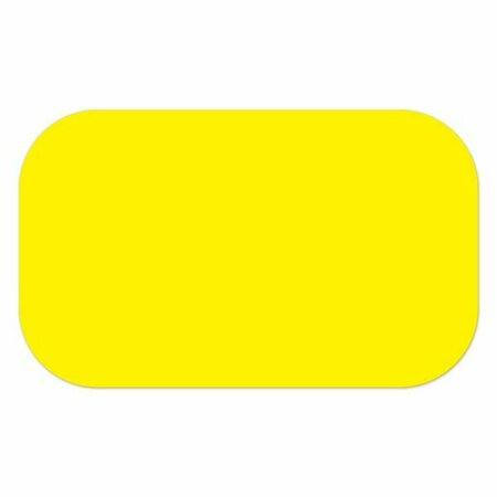 ERGOMAT 3inx12in DuraStripe Supreme Round Strip Yellow, 25PK DSV-STRIP-3x12R-Y-KIT